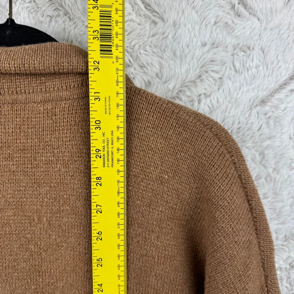 Madewell Kent Cardigan Sweater Women Small Brown‎ Merino Wool Blend Open Front